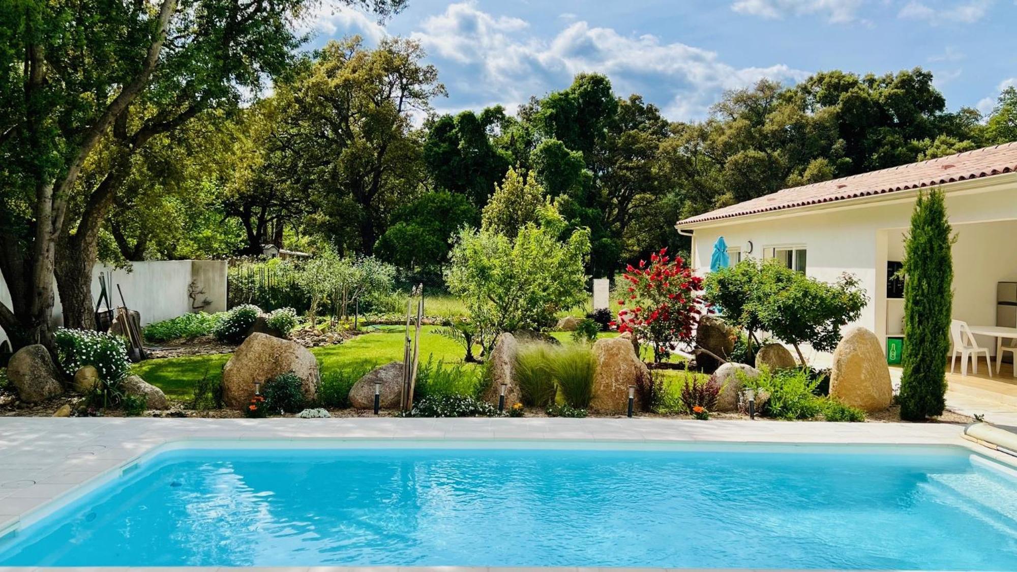 Prunelli-di-Fiumorbo Mini Villa Pascal Paoli Avec Piscine - Proche Mer מראה חיצוני תמונה