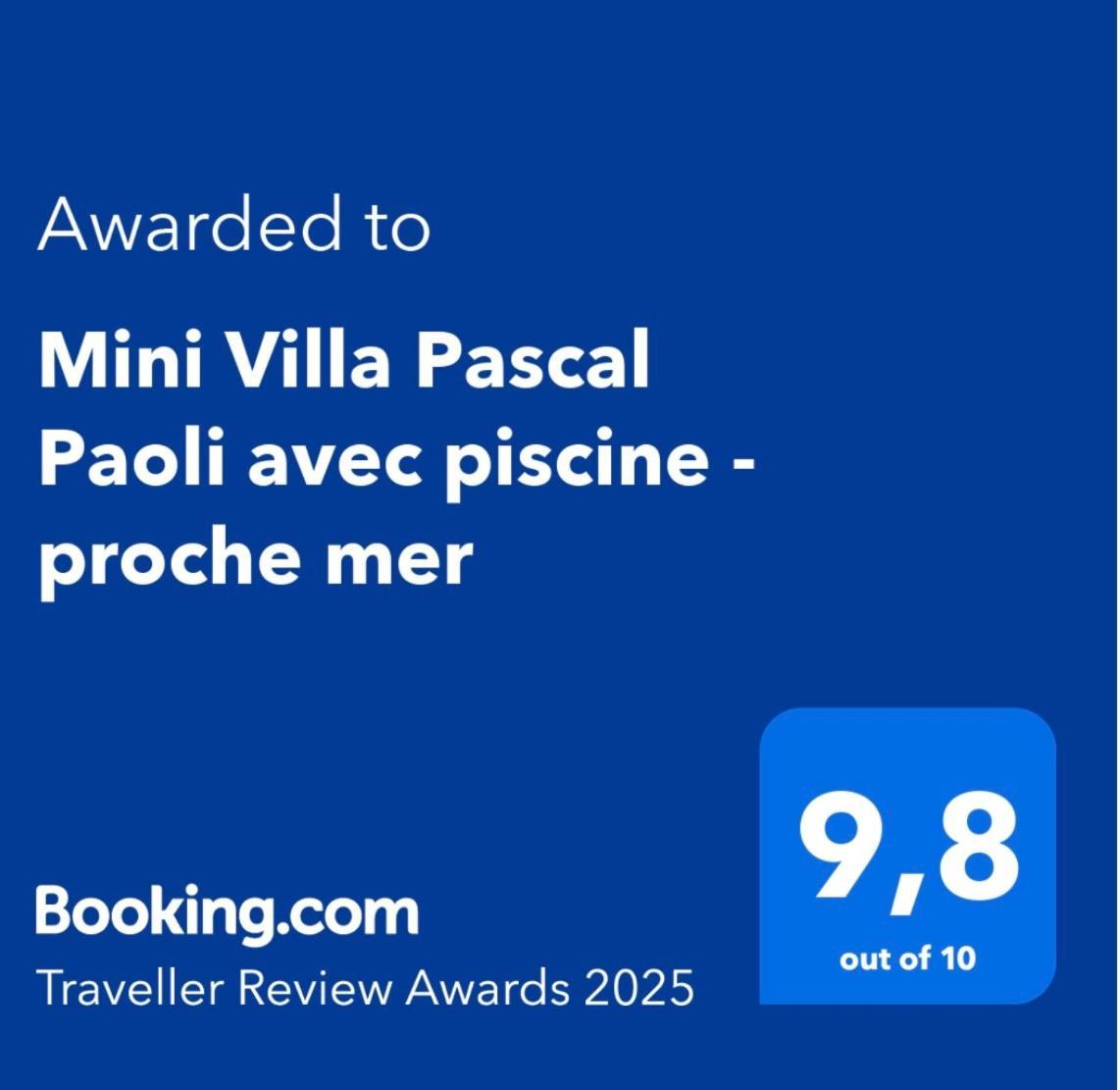 Prunelli-di-Fiumorbo Mini Villa Pascal Paoli Avec Piscine - Proche Mer מראה חיצוני תמונה